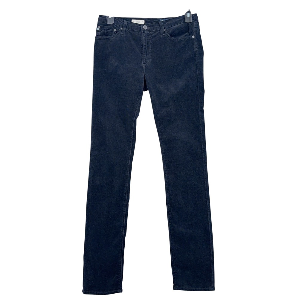 AG Adriano Goldschmied The Premiere Slim Straight Women 29R Cotton Black